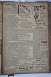 Página do jornal Correio do Ceará de agosto de 1931