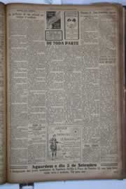 Página do jornal Correio do Ceará de agosto de 1931