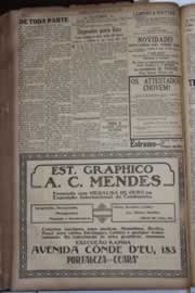 Página do jornal Correio do Ceará de setembro de 1931