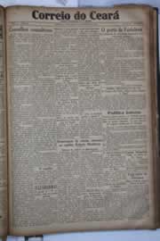 Página do jornal Correio do Ceará de setembro de 1931