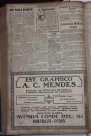 Página do jornal Correio do Ceará de setembro de 1931
