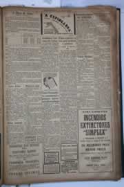 Página do jornal Correio do Ceará de setembro de 1931