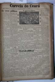 Página do jornal Correio do Ceará de setembro de 1931