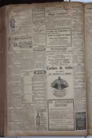 Página do jornal Correio do Ceará de setembro de 1931