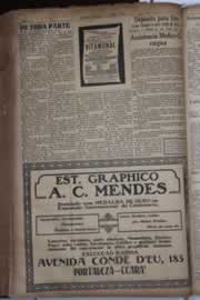 Página do jornal Correio do Ceará de setembro de 1931