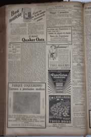 Página do jornal Correio do Ceará de setembro de 1931
