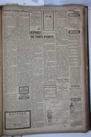 Página do jornal Correio do Ceará de setembro de 1931