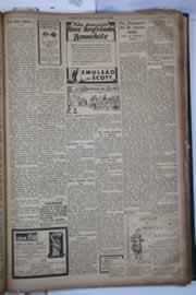 Página do jornal Correio do Ceará de setembro de 1931