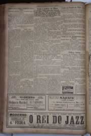 Página do jornal Correio do Ceará de setembro de 1931