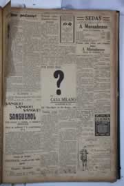 Página do jornal Correio do Ceará de setembro de 1931
