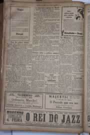 Página do jornal Correio do Ceará de setembro de 1931
