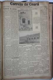 Página do jornal Correio do Ceará de setembro de 1931
