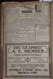 Página do jornal Correio do Ceará de setembro de 1931