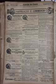 Página do jornal Correio do Ceará de outubro de 1931