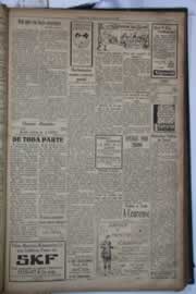 Página do jornal Correio do Ceará de outubro de 1931