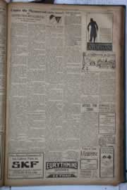 Página do jornal Correio do Ceará de outubro de 1931