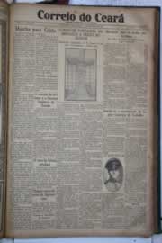 Página do jornal Correio do Ceará de outubro de 1931