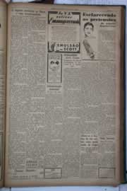 Página do jornal Correio do Ceará de outubro de 1931
