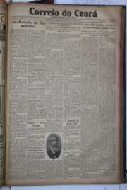 Página do jornal Correio do Ceará de outubro de 1931