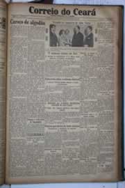 Página do jornal Correio do Ceará de outubro de 1931
