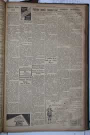 Página do jornal Correio do Ceará de outubro de 1931