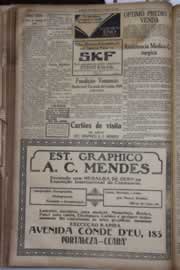 Página do jornal Correio do Ceará de outubro de 1931