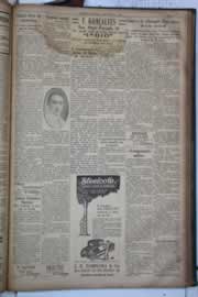 Página do jornal Correio do Ceará de outubro de 1931