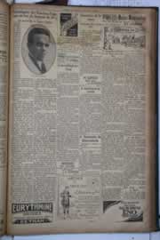 Página do jornal Correio do Ceará de outubro de 1931