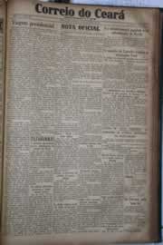 Página do jornal Correio do Ceará de outubro de 1931