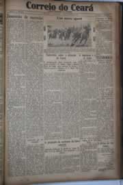 Página do jornal Correio do Ceará de novembro de 1931