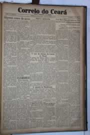 Página do jornal Correio do Ceará de novembro de 1931