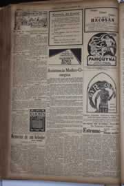 Página do jornal Correio do Ceará de dezembro de 1931