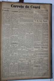 Página do jornal Correio do Ceará de dezembro de 1931