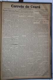 Página do jornal Correio do Ceará de dezembro de 1931