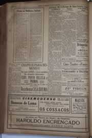 Página do jornal Correio do Ceará de dezembro de 1931
