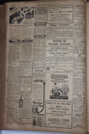 Página do jornal Correio do Ceará de dezembro de 1931