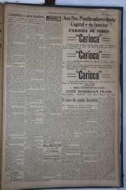 Página do jornal Correio do Ceará de dezembro de 1931