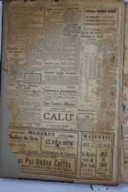 Página do jornal Correio do Ceará de janeiro de 1932