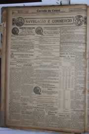 Página do jornal Correio do Ceará de janeiro de 1932