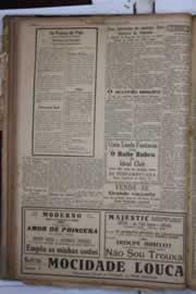 Página do jornal Correio do Ceará de janeiro de 1932