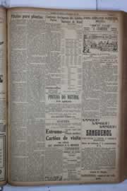 Página do jornal Correio do Ceará de janeiro de 1932