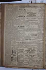 Página do jornal Correio do Ceará de janeiro de 1932