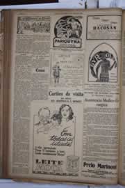 Página do jornal Correio do Ceará de janeiro de 1932