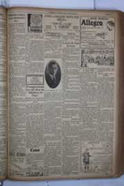 Página do jornal Correio do Ceará de janeiro de 1932