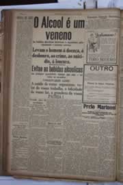 Página do jornal Correio do Ceará de janeiro de 1932