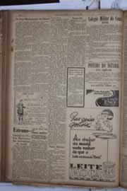 Página do jornal Correio do Ceará de janeiro de 1932
