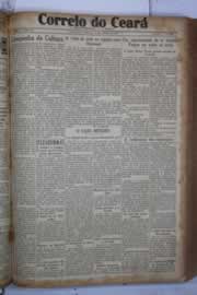 Página do jornal Correio do Ceará de janeiro de 1932