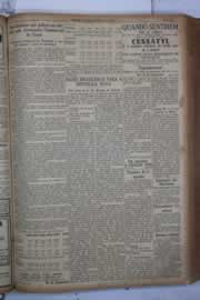 Página do jornal Correio do Ceará de janeiro de 1932