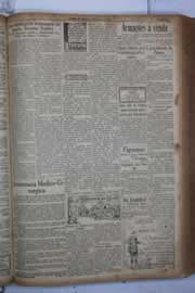 Página do jornal Correio do Ceará de janeiro de 1932