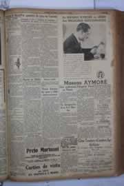 Página do jornal Correio do Ceará de janeiro de 1932